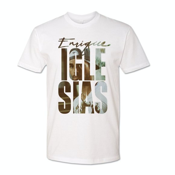 Enrique Iglesias shirt XXL Text Photo graphic band merch - Picture 13 of 13